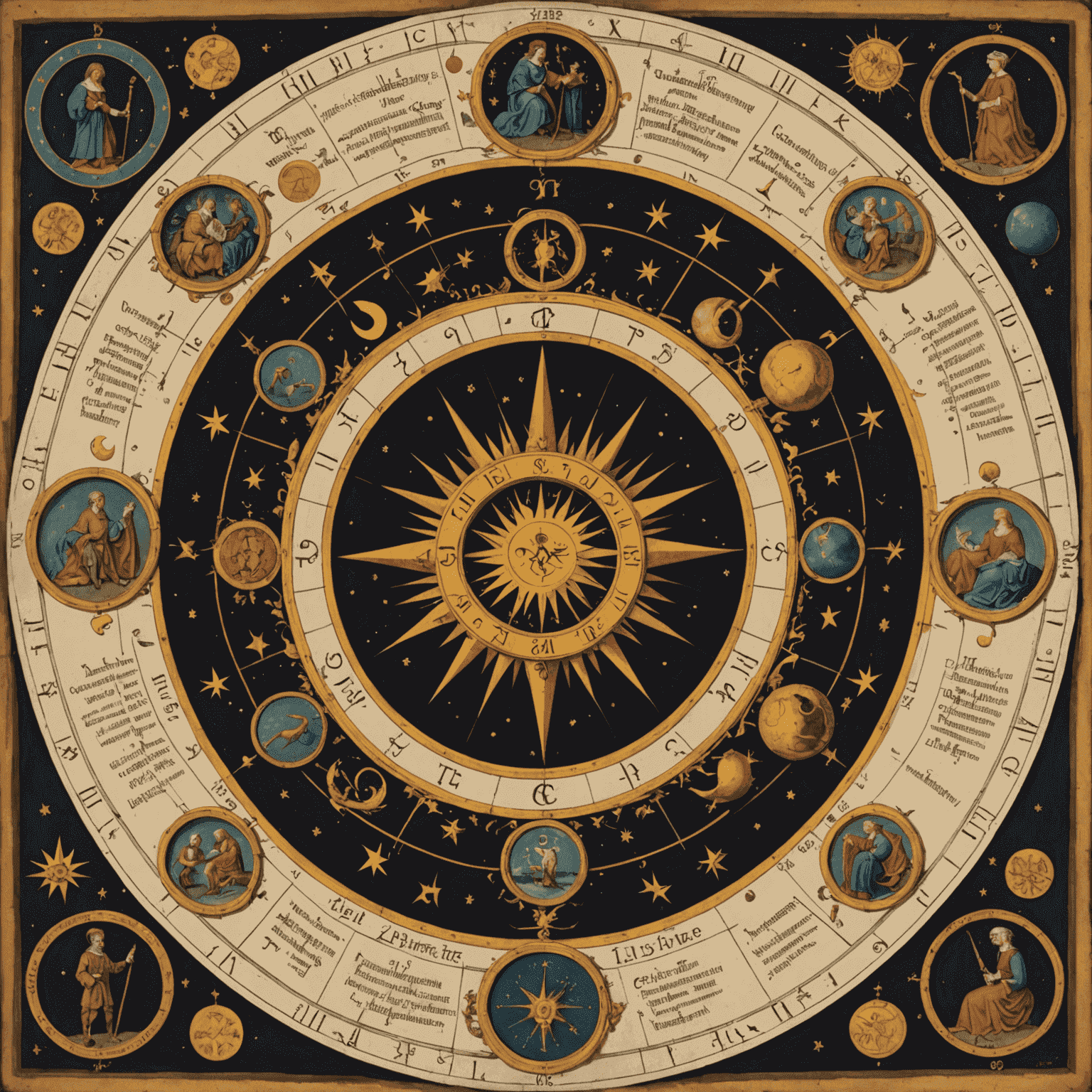 Historische Darstellung der Astrologie in der deutschen Kultur